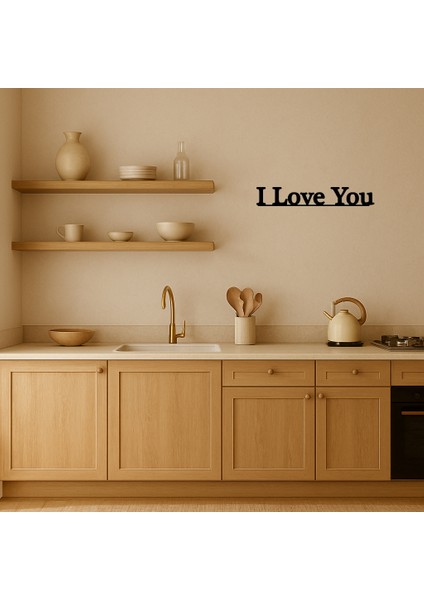Dekoratif I Love You Mdf Tablo - BRNTEK9103-3066 fiyatları