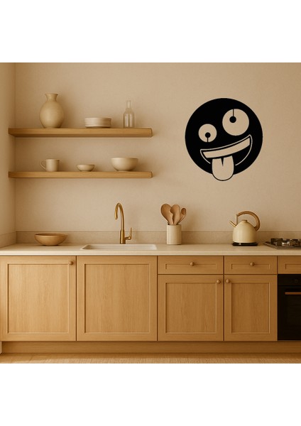 Çılgın Yüz Emoji Mdf Dekoratif Tablo - BRNTEK7026-6371 fiyatları