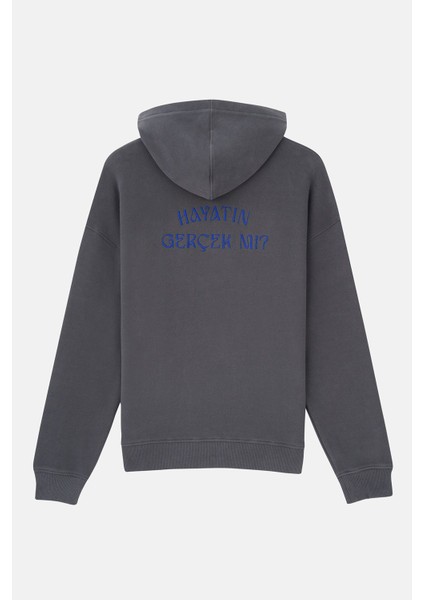 Hayatın Gerçek Mi? Supersoft Hoodie - Antrasit modelleri