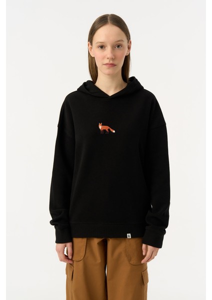 Kızıl Tilki Supersoft Hoodie - Siyah modelleri