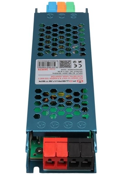 Powermaster PM-26829 12 Volt 8.5 Amper 100 Watt Slim Metal Kasa Adaptör 180X50X23MM modelleri