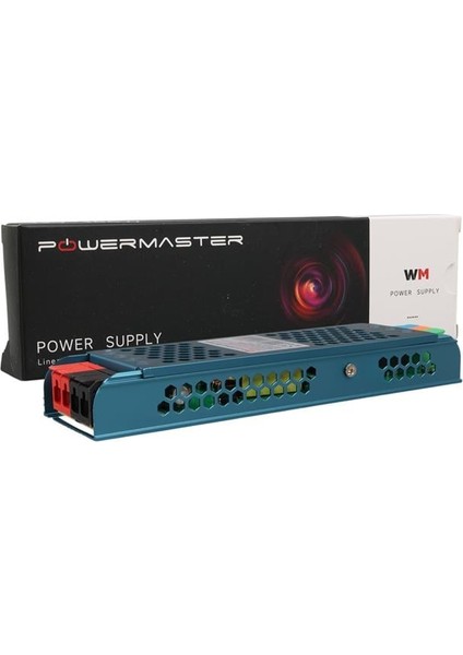 Powermaster PM-26829 12 Volt 8.5 Amper 100 Watt Slim Metal Kasa Adaptör 180X50X23MM indirimleri
