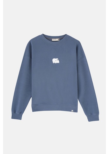 Kutup Ayısı Supersoft Sweatshirt - Flint Mavi