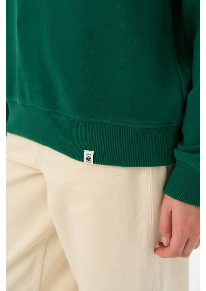 Bozayı Supersoft Sweatshirt - Nefti Yeşil indirimleri