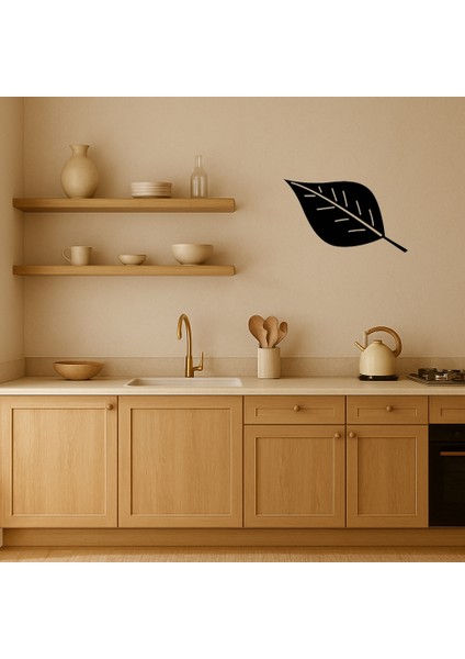 Yaprak Desenli Dekoratif Tablo - BRNTEK3599-6082 fiyatları