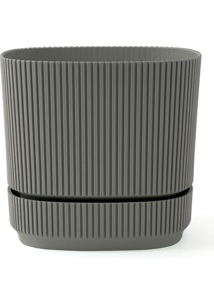 Oval Koyu Gri Mini Saksı 242203 fiyatları
