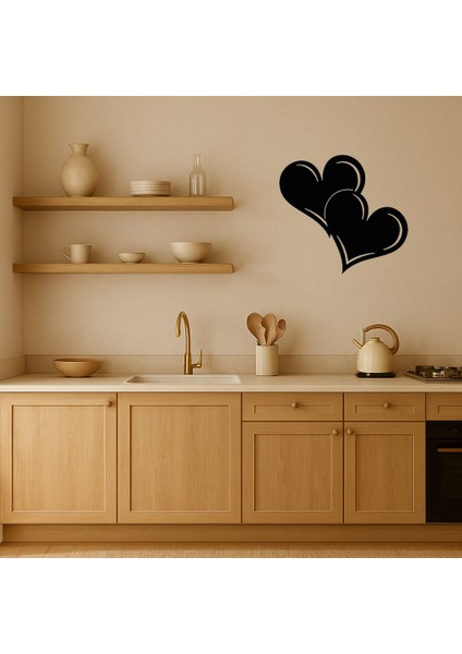 Kalp Desenli Mdf Romantik Dekor Tablo - BRNTEK9263-7878 fiyatları