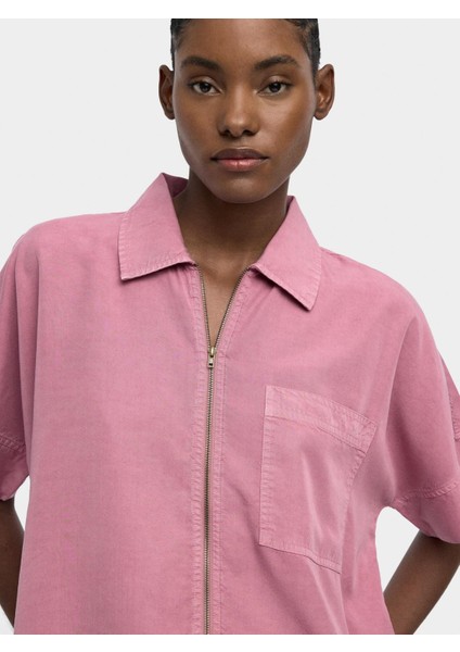 Fermuarlı Gömlek %100 Liyosel fiyatları