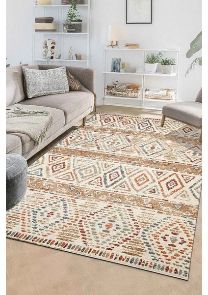 Dijital Kaymaz Yıkabilir Geometrik Salon Halısı Mutfak Halısı Koridor Halı Yolluk DC-7348