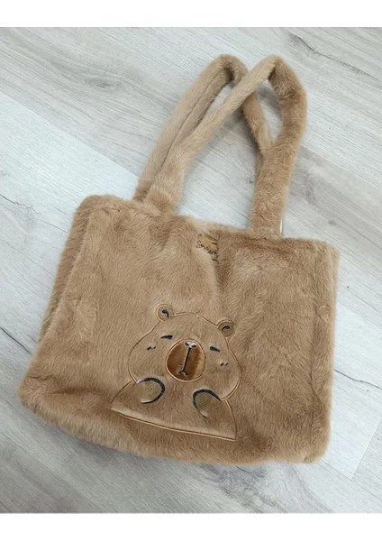 Peluş Kapibara Sevimli Ayı Kol Çantası