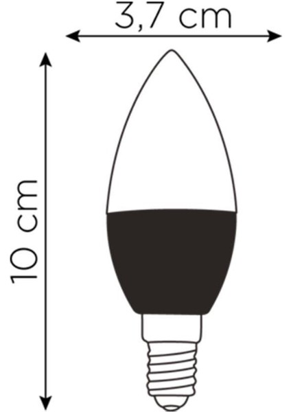 120/B.30 7W Buji LED Ampul 3000K Günışığı E14 Duy Enerji Tasarruflu ve Uzun Ömürlü Aydınlatma modelleri