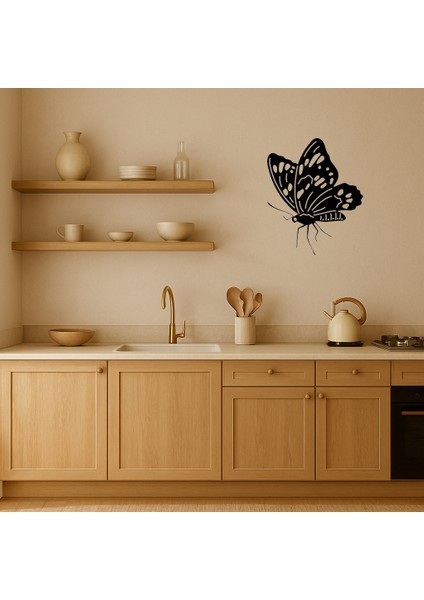 Estetik Mdf Kelebek Duvar Süsü - BRNTEK1264-4841 fiyatları