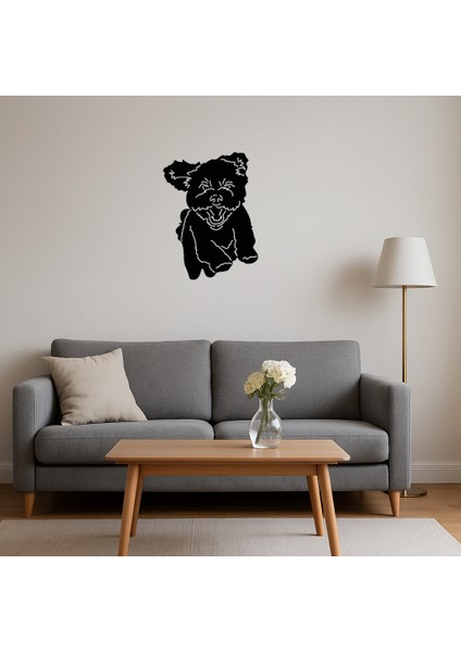 Mdf Küçük Köpek Yüzü Duvar Dekoru - BRNTEK8409-2322 fırsatları