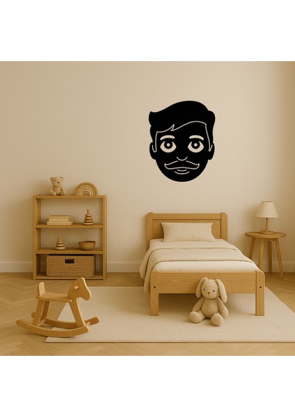Klasik Bıyıklı Adam Emoji Tablo - BRNTEK4266-6999 modelleri
