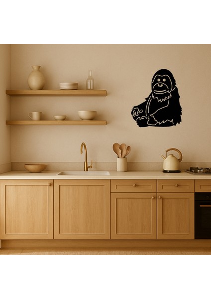Orangutan Emoji Mdf Dekoratif Tablo - BRNTEK1747-9950 fiyatları
