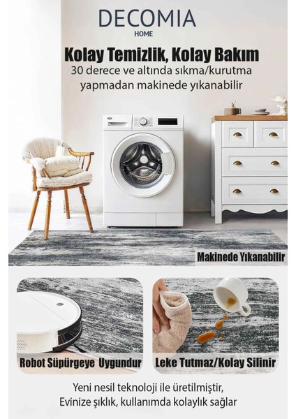 Dijital Kaymaz Yıkabilir Geometrik Salon Halısı Mutfak Halısı Koridor Halı Yolluk DC-7348 fırsatları