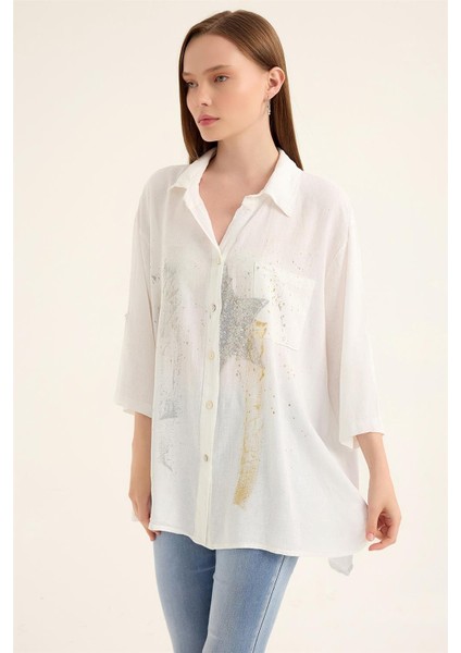 Payetli Yıldızlı Gömlek fiyatları