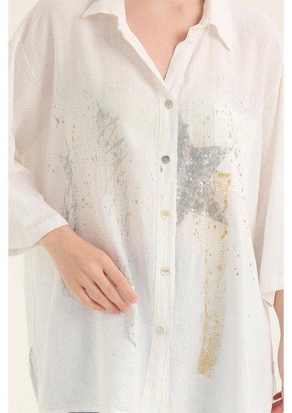 Payetli Yıldızlı Gömlek fırsatları