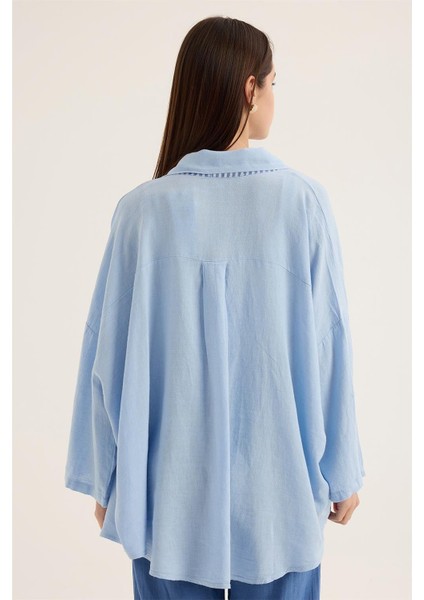 Keten Çizgli Gömlek indirimleri