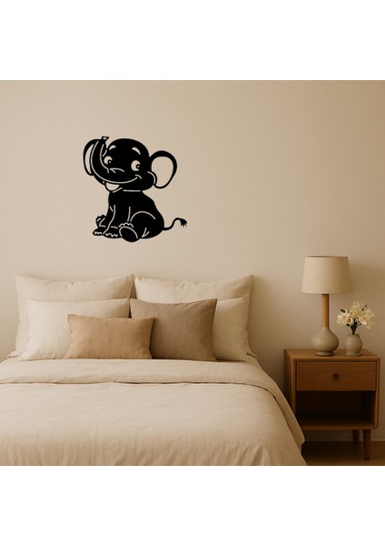 Minimalist Fil Tasarımlı Dekoratif Tablo - BRNTEK8367-4080