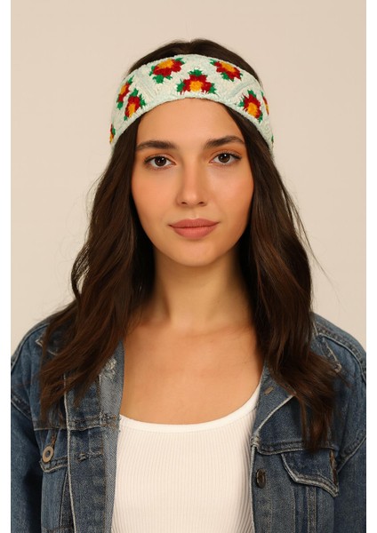 Tığ Örgülü Soft Saç Bandı