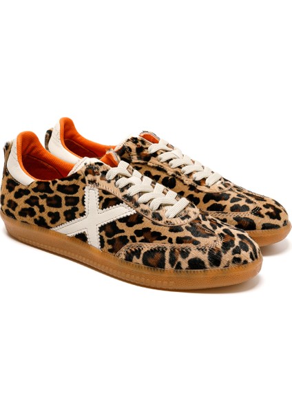 Kadın Sneaker ( Günlük) RC-25Y-088-M-VADE John May Leopar-Bej Cilt modelleri