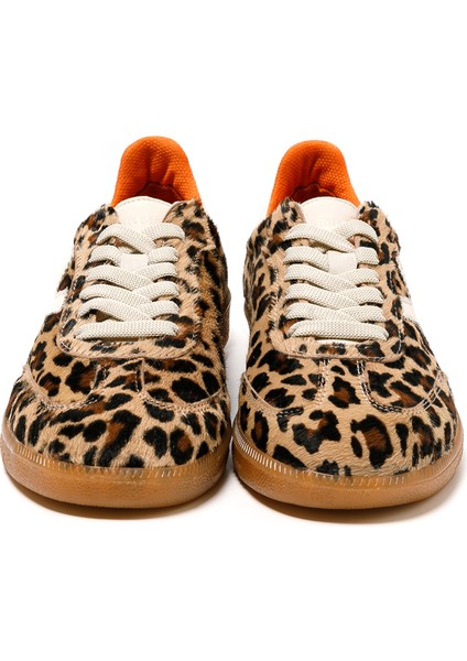 Kadın Sneaker ( Günlük) RC-25Y-088-M-VADE John May Leopar-Bej Cilt fırsatları