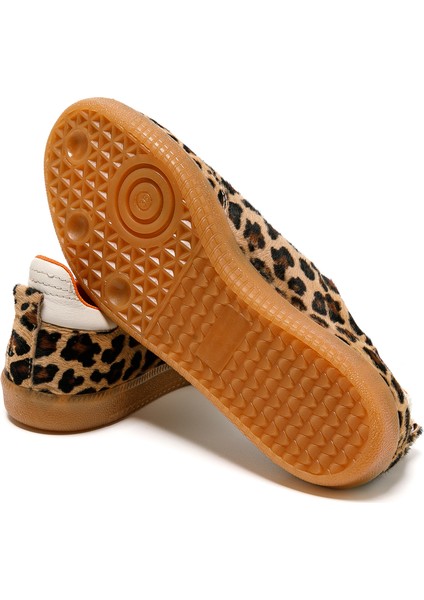 Kadın Sneaker ( Günlük) RC-25Y-088-M-VADE John May Leopar-Bej Cilt