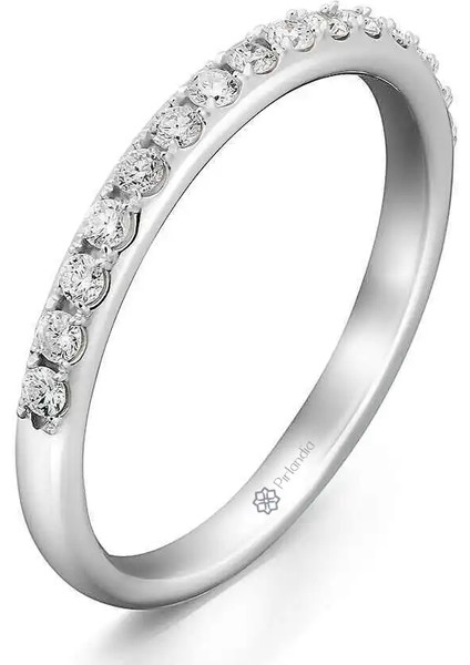 0,25 Karat Pırlanta Yarımtur Yüzük