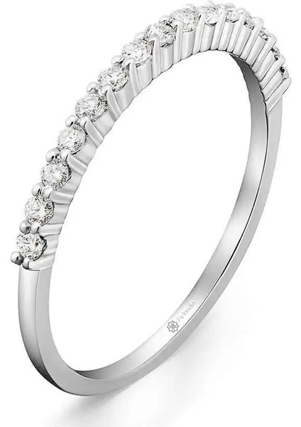 0,20 Karat Pırlanta Yarımtur Yüzük