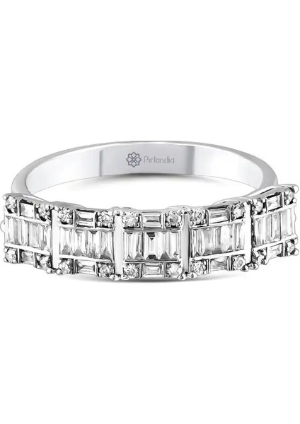 0,43 Karat Pırlanta Baget Yüzük