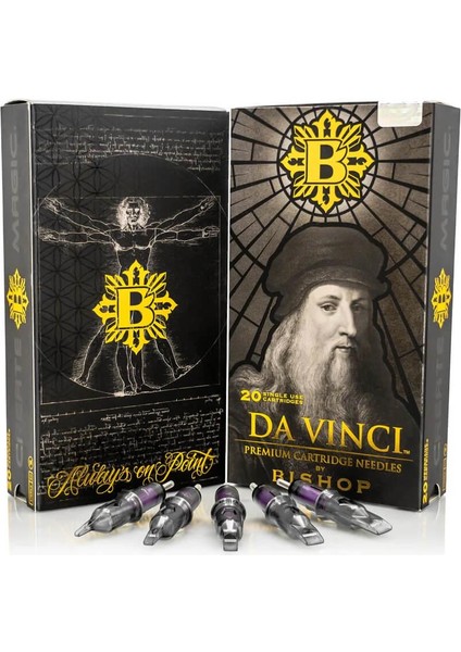 Davinci V2 | 1225 Cmlt | Curved Magnum Long Taper Kartuş Dövme İğnesi fiyatları