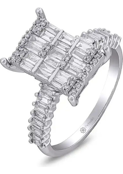 0,66 Karat Pırlanta Baget Yüzük fiyatları