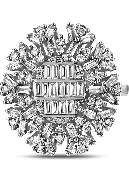 1,27 Karat Pırlanta Baget Yüzük