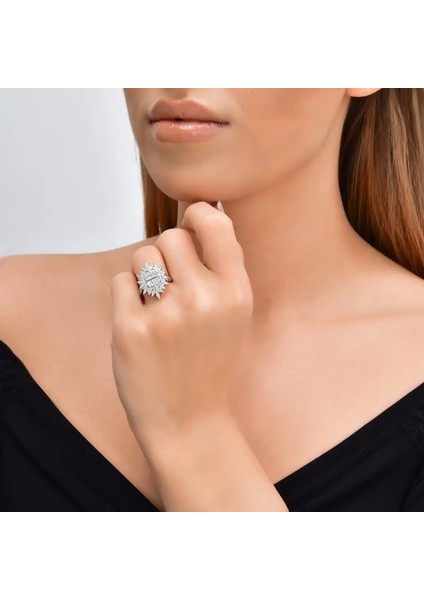 0,83 Karat Pırlanta Baget Yüzük modelleri