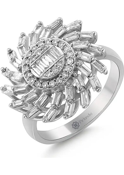 0,87 Karat Pırlanta Baget Yüzük fiyatları