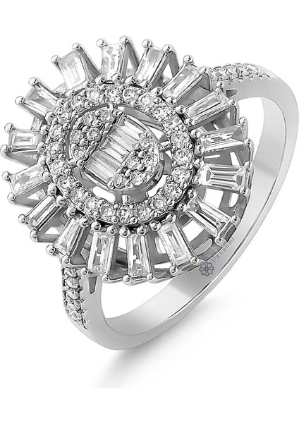 0,62 Karat Pırlanta Baget Yüzük fiyatları