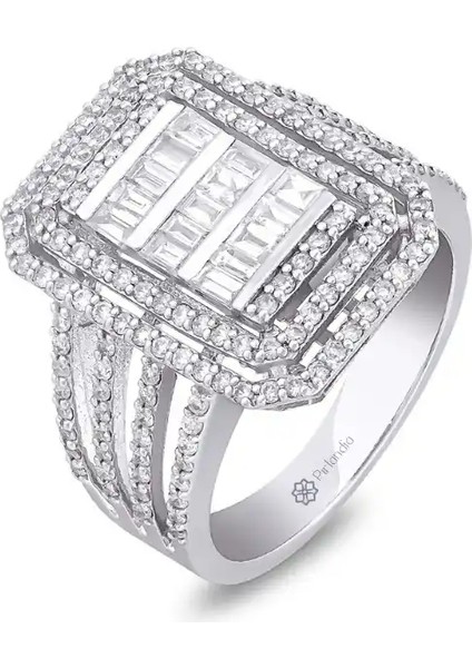 1,14 Karat Pırlanta Baget Yüzük fiyatları