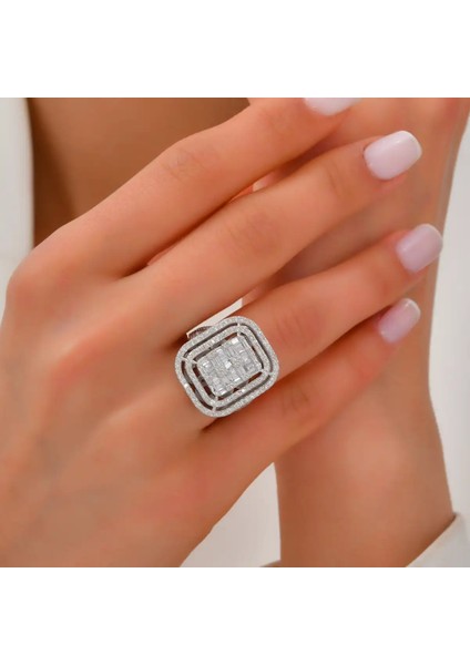 1,41 Karat Pırlanta Baget Yüzük modelleri