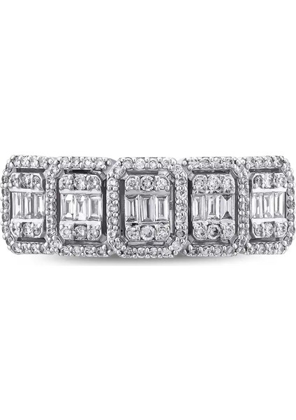 1,07 Karat Pırlanta Baget Yüzük