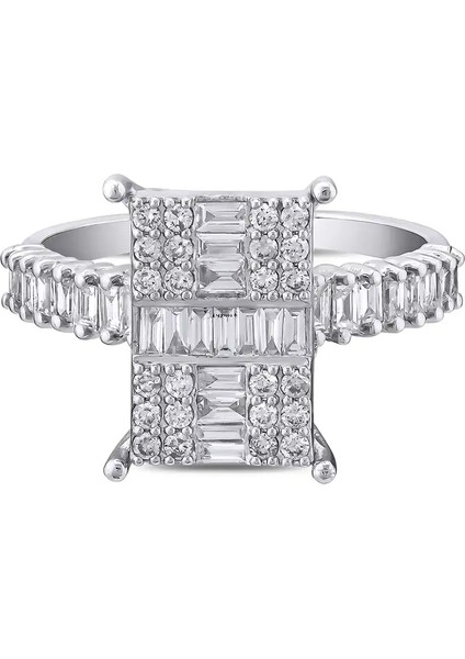 0,70 Karat Pırlanta Baget Yüzük