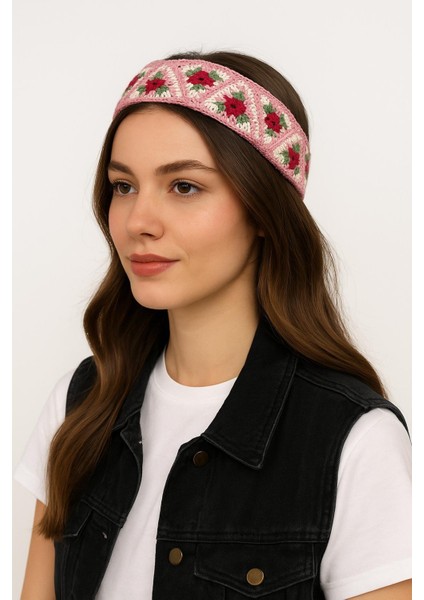 Tığ Örgülü Soft Saç Bandı