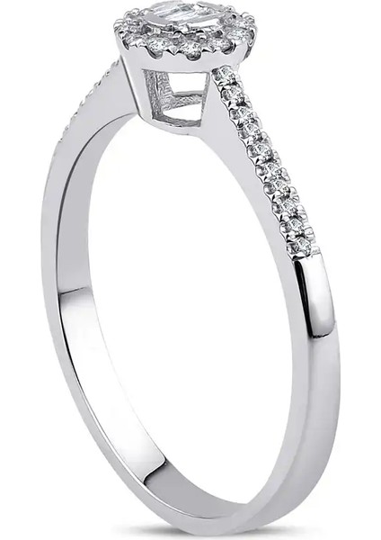 0,24 Karat Pırlanta Baget Yüzük fiyatları