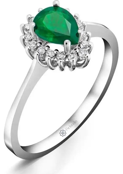 0,85 Karat Pırlanta Zümrüt Yüzük fiyatları