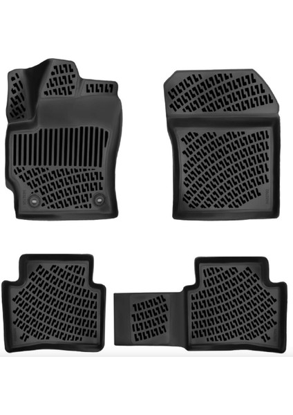 Toyota Corolla Sedan 2019 Sonrası Uyumlu 3D Havuzlu Paspas Hybrid Uyumludur