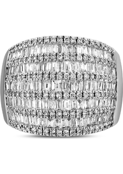 2,07 Karat Pırlanta Baget Yüzük