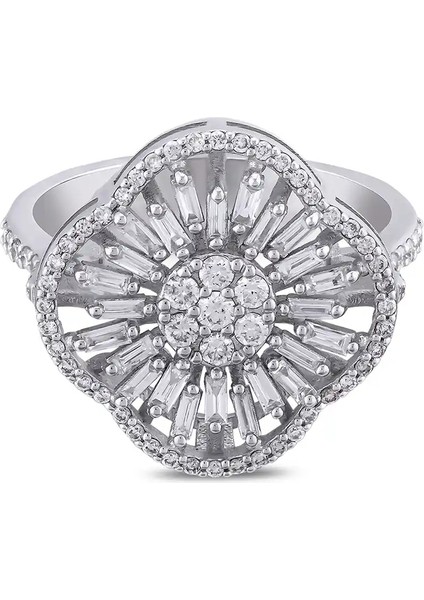 0,68 Karat Pırlanta Baget Yüzük