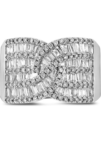 1,26 Karat Pırlanta Baget Yüzük