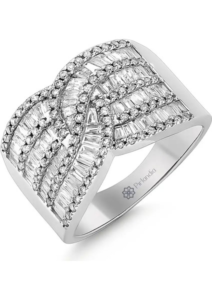 1,26 Karat Pırlanta Baget Yüzük fiyatları