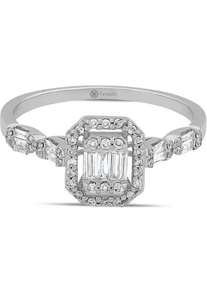 0,31 Karat Pırlanta Baget Yüzük fiyatları